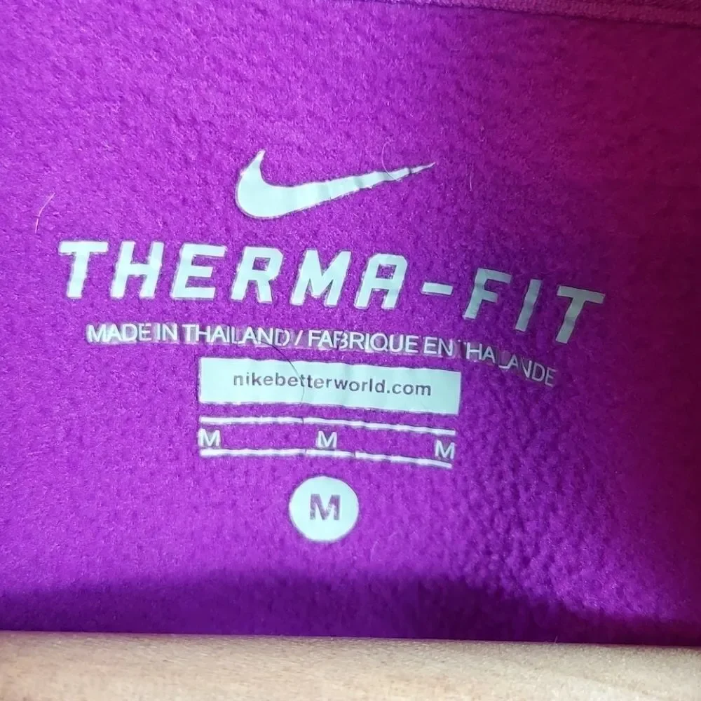 Nike Therma-Fit Berry Hoodie Sweatshirt Sz M